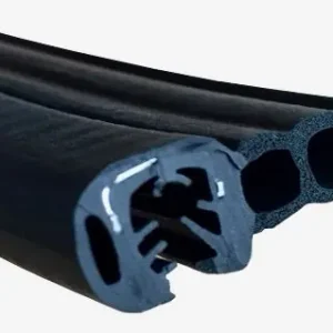 GP017 · 34x17mm Goma doble estanqueidad para puerta · Caucho EPDM Directo De Fábrica