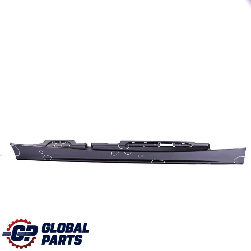 BMW E87 Tapa Sill Strip Faldon Lateral Derecho Sparkling Graphite Entrega Rápida