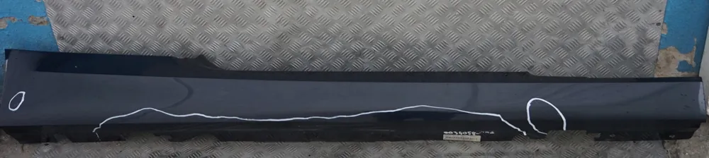 Devolución Gratuita BMW E92 E93 Sill Strip Faldon Lateral Derecho Monacoblau Azul - A35