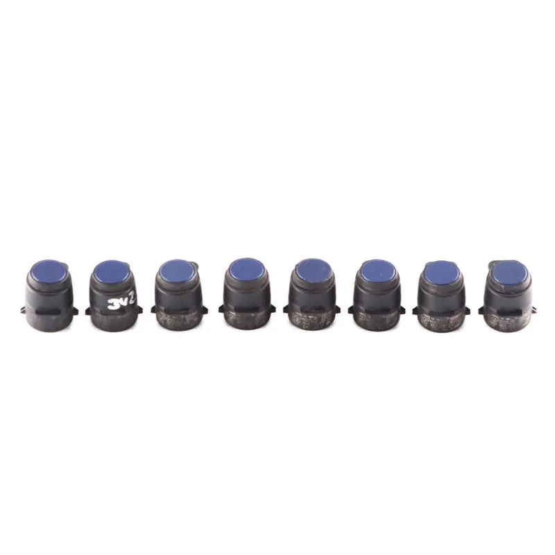8 x Sensor aparcamiento BMW E81 E87 E90 PDC Ultrasonic Montego Azul Set 9114342 Devolución Gratuita
