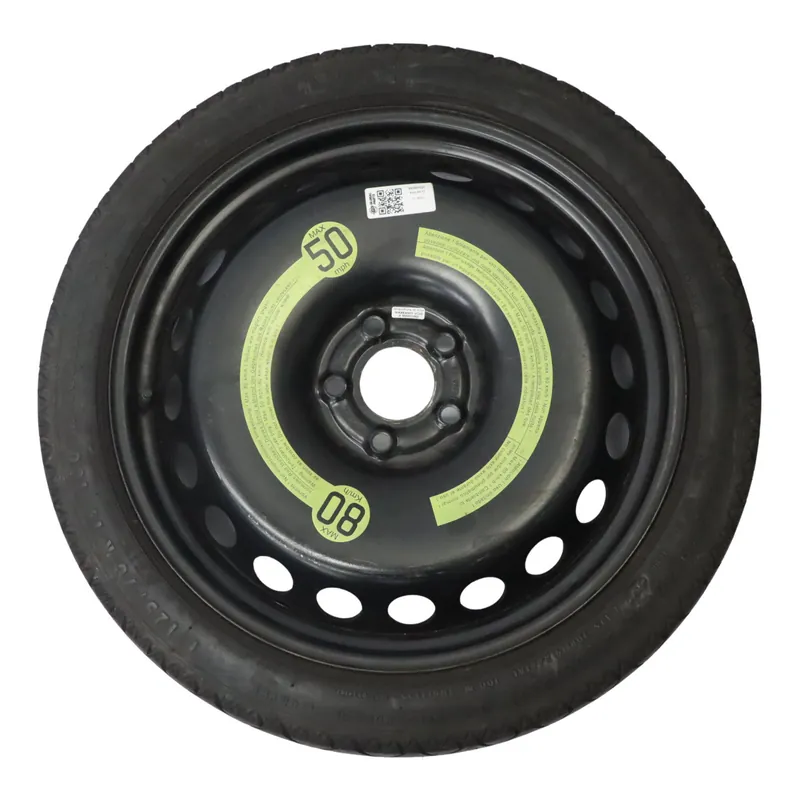 Audi A4 B8 Rueda Repuesto Acero R19 Continental Neumático 125/70 8K0601027 Precio Reducido