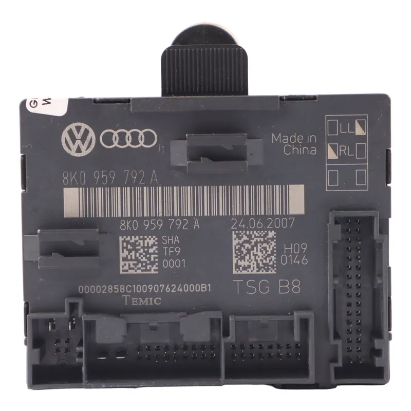 Devolución Gratuita Audi A5 8T Módulo de Control de Puerta Delantera Izquierda 8K0959792A
